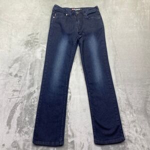 Element Parker Straight Leg‎ Jeans Dark Thunder Wash Blue Denim Size 26 Grunge